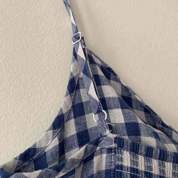 Fit & Flare Tie-Front Smocked Printed Mini Cami Dress - Picture 6 of 8